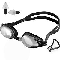 Плавательные очки Xiaomi Yunmai SwimGoggles Nose Clip Ear Plugs Set Gray (Серый) — фото